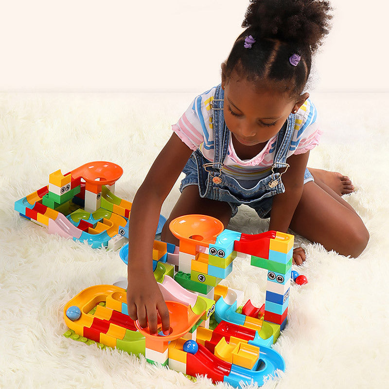 Kreativspielzeug Kindermurmelbahn Spannende Kugelbahnen für Kinder, Entwicklungs und Lernspielzeug