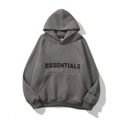Essentials hoodie stickad tröja för män, varm moderiktig tröja Essentials
