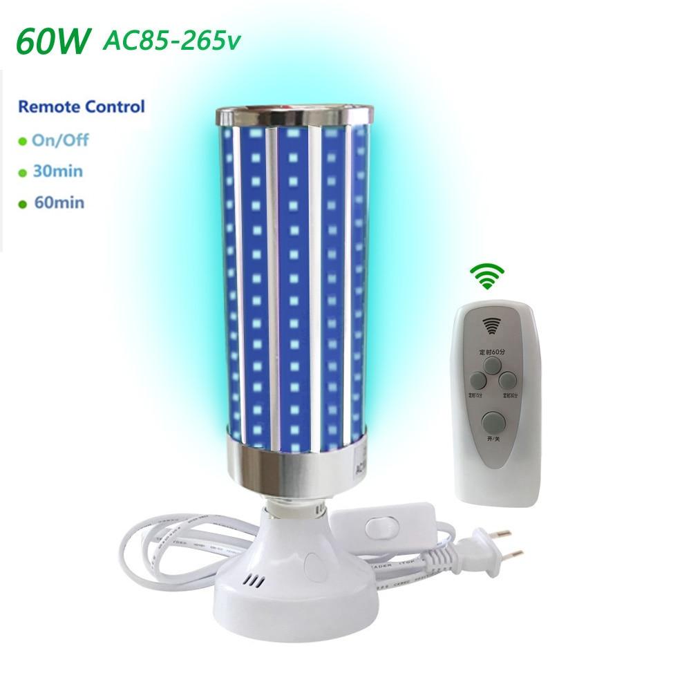 Ultraviolettes keimtötendes Licht, LED-UV-C-Glühbirne mit Fernbedienung, 99 % antibakterielles Sicherheitslicht