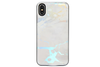 Image of White Holo Marble Battery Power Phone Case