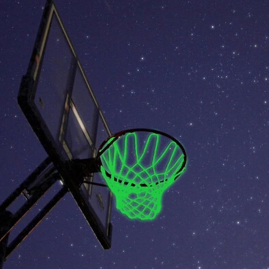 Glow In The Dark High Bright LED Light Up Basketball + Luminous Basketball Net Set - Balma Home