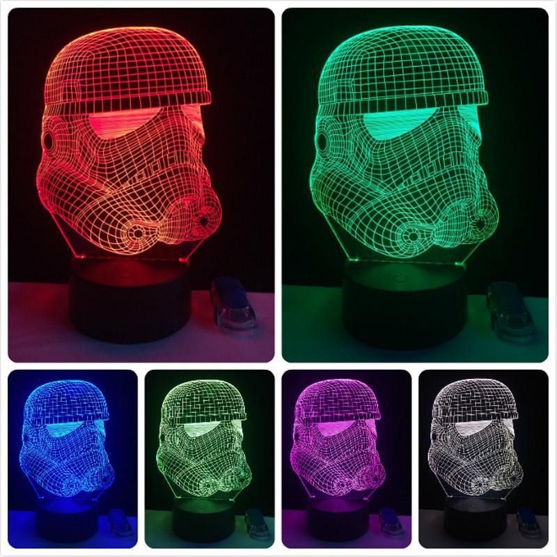 3D Lamp with 7 Colors - Balma Home