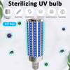 Image of Ultraviolet Germicidal Light Led UV-C Light Bulb with Remote Control 99% AntibacteriaL Safety Light