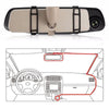 Image of Dual Lens Dash Cam Vehicle Front Rear HD 1080P Video Recorder - Balma Home