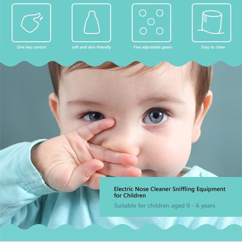 Baby Electronic Nasal Aspirator - Safe, Fast, Hygienic Snot Sucker for Newborn & Toddler - Balma Home
