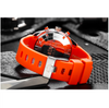 Image of Mens Watch Rubber Strap Automatic Self Wind Mechanical Watch for Men
