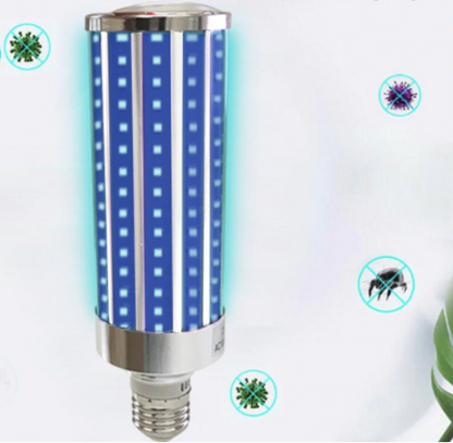 Ultraviolettes keimtötendes Licht, LED-UV-C-Glühbirne mit Fernbedienung, 99 % antibakterielles Sicherheitslicht