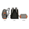 Image of Vintage Laptop Backpack College School Bag with USB Port