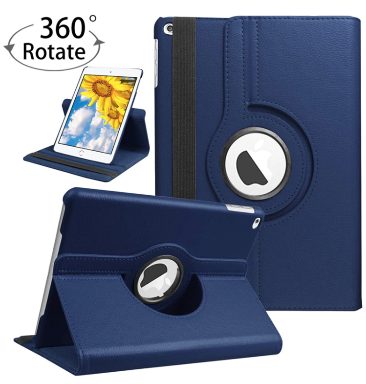 360 Degrees Rotating Smart Magnetic Apple iPad Leather Case Cover - Balma Home