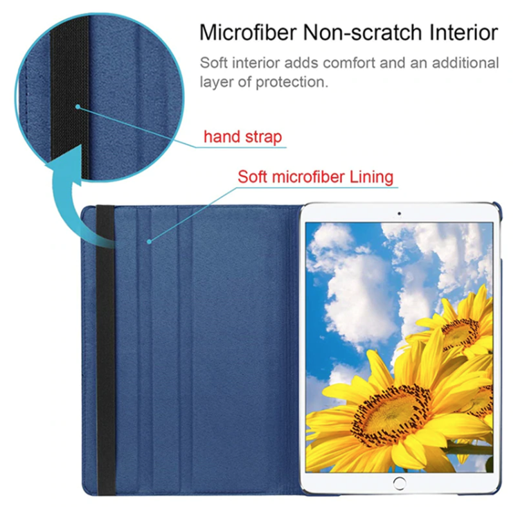 360 Degrees Rotating Smart Magnetic Apple iPad Leather Case Cover - Balma Home