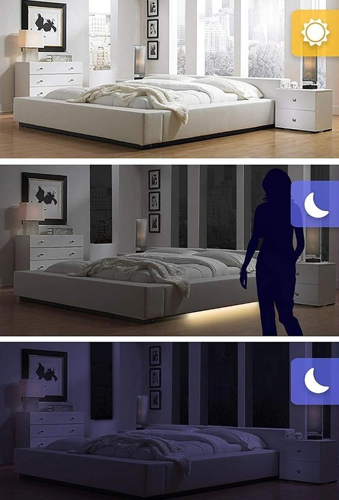 Led Light Bed with Motion Sensor - Under Bed Light Motion Activated LED