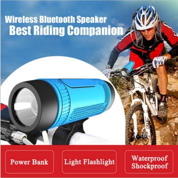 Multifunktionales Fahrradlicht-Lautsprecherradio und Powerbank