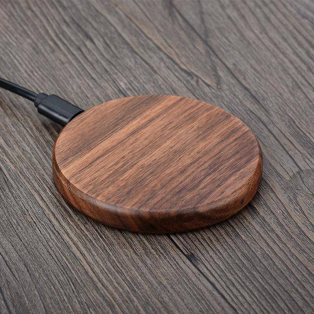 FastCharge Wireless Charger (Wood) - Balma Home