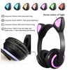 Image of Cat Glowing Bluetooth Headphones - Balma Home