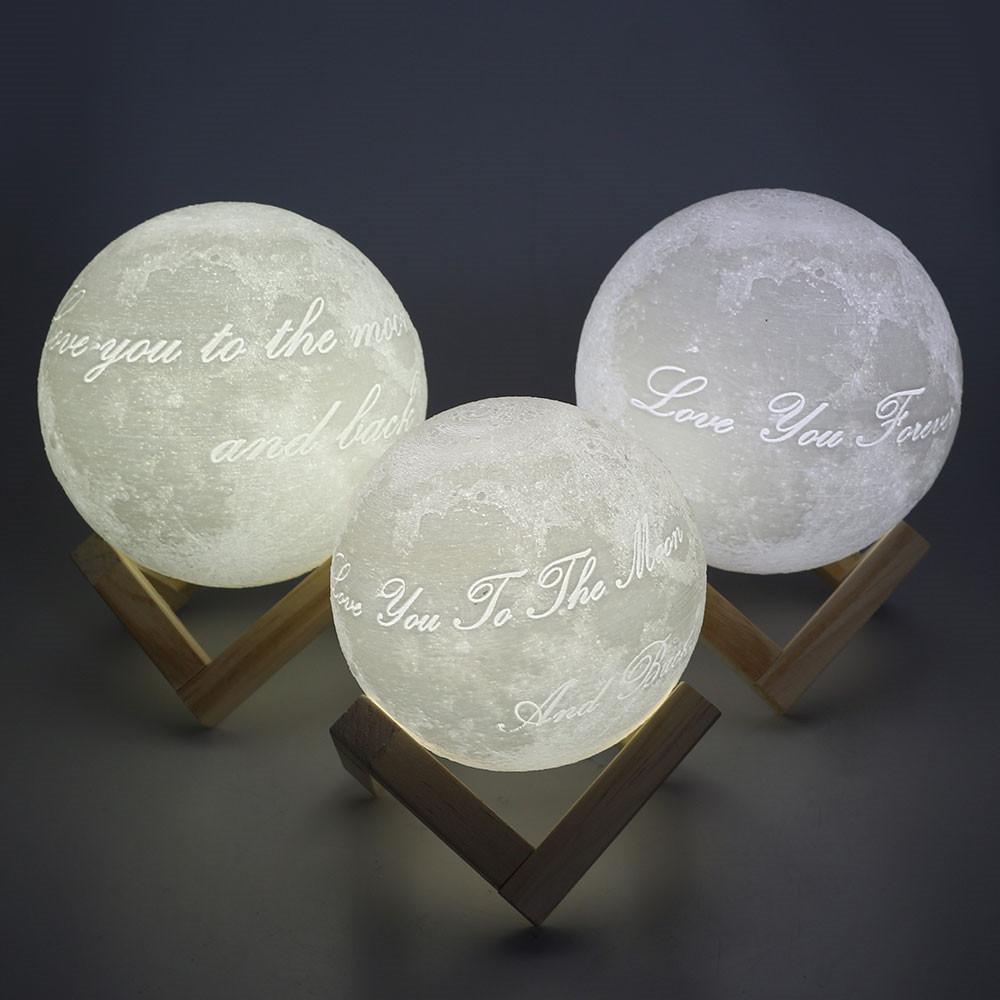 3D Love Moon Lamps - Balma Home