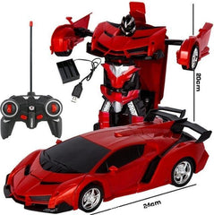 2 in 1 Transformer Remote Control Car Toy Gift For Kids