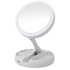 Image of LED Light Folding Vanity & Makeup Mirror