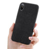 Image of iPhone X Soft Touch Fabric Case